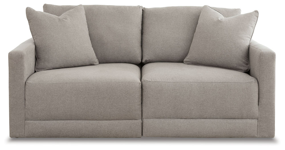 Searching for seating that expertly harmonizes form and function? This sectional loveseat has you covered. Making a sleek statement in spaces from transitional to modern, its neutral upholstery brings an airy, upscale feel to the clean-lined silhouette. A