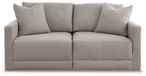 Searching for seating that expertly harmonizes form and function? This sectional loveseat has you covered. Making a sleek statement in spaces from transitional to modern, its neutral upholstery brings an airy, upscale feel to the clean-lined silhouette. A