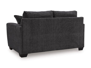 Loreo Sofa & Loveseat Ebony