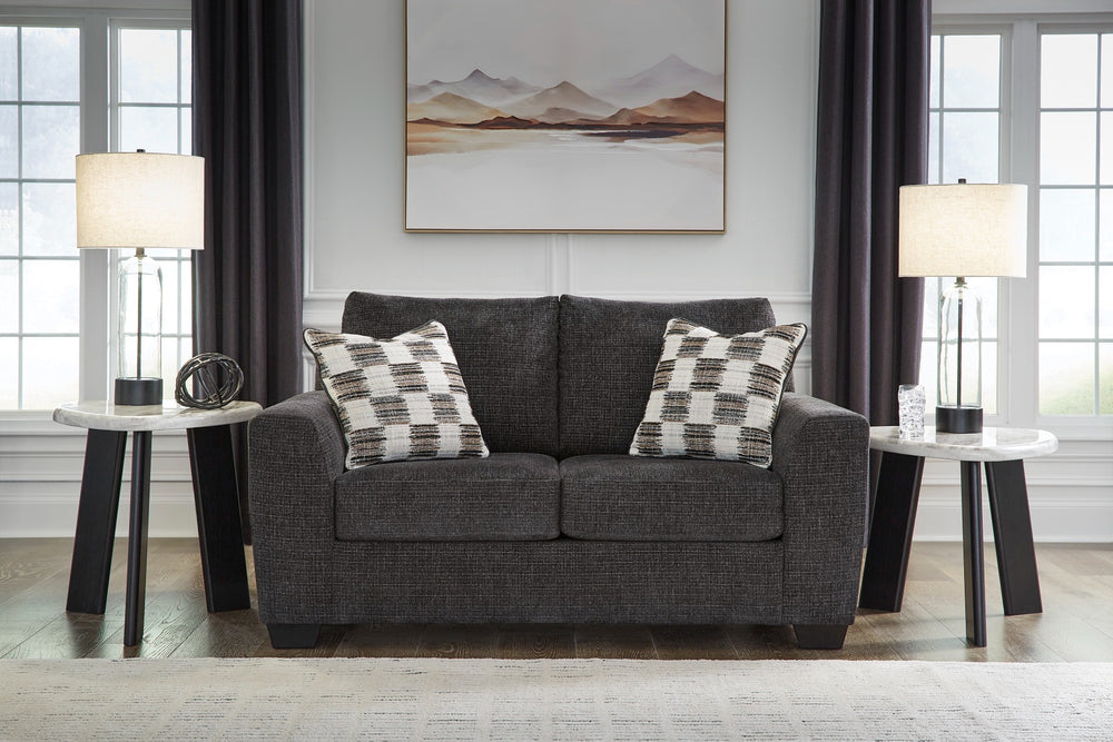 Loreo Loveseat Ebony
