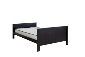  Twin Panel Bed: Beadboard hb/fb 12 Slats
