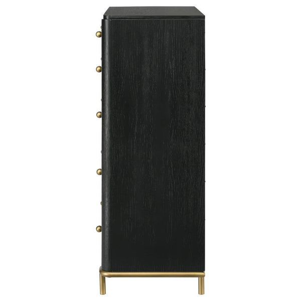 Arini - 5-Drawer Bedroom Chest - Black