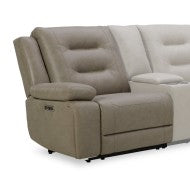 Caldwell - Tahoe Fog Power Left Arm Facing Recliner