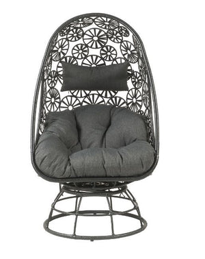 Hikre - Patio Lounge Chair - Clear Glass