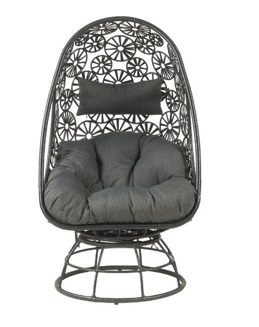 Hikre - Patio Lounge Chair - Clear Glass