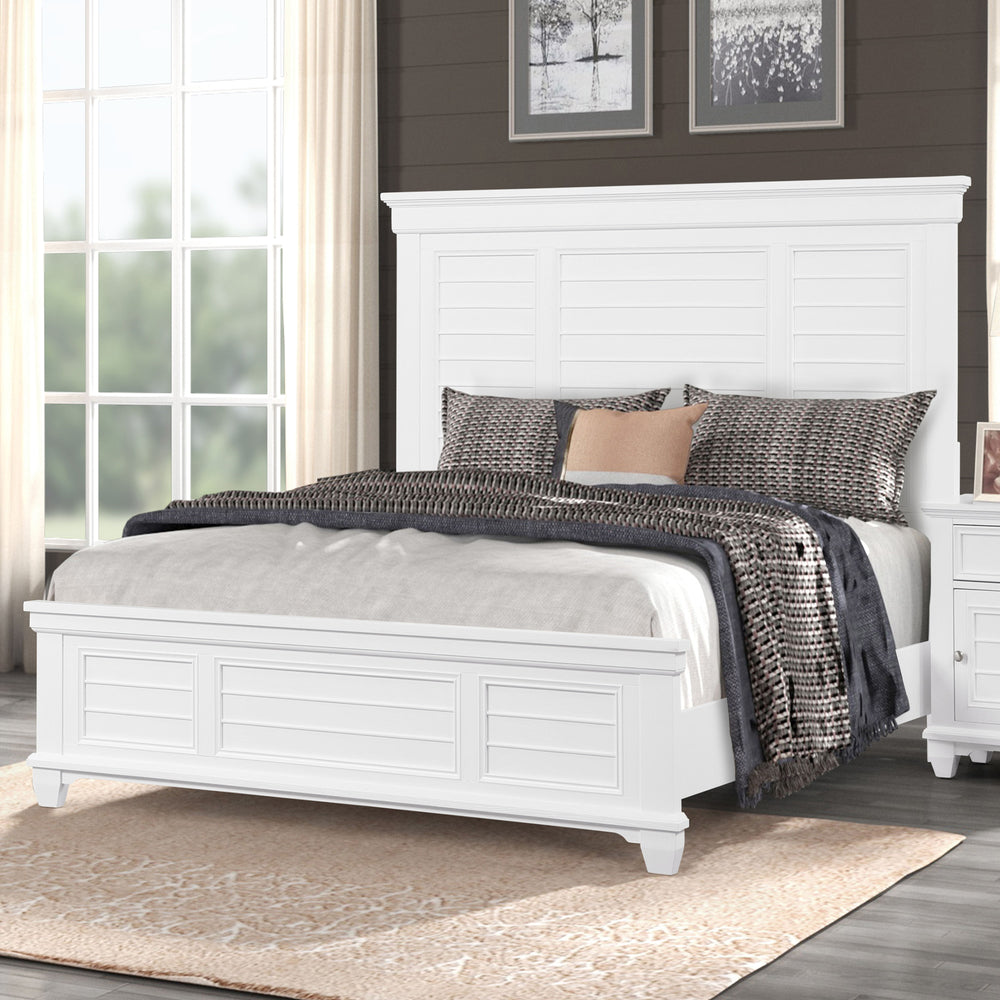 Jamestown - 5/0 Queen Bed - White