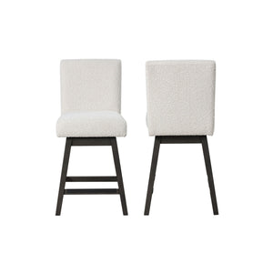 High Line - Swivel Counter Chair (Set of 2) - White