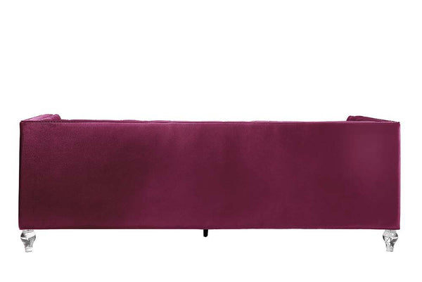 Heibero - Sofa - Burgundy Velvet