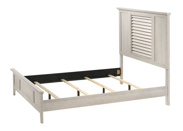  with its clean lines and louvered headboard