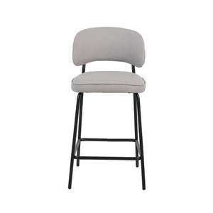 Blythe - Vegan Leather Counter Chair (Set of 2) - Ivory