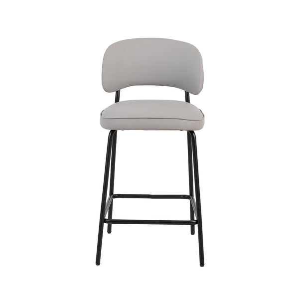 Blythe - Vegan Leather Counter Chair (Set of 2) - Ivory