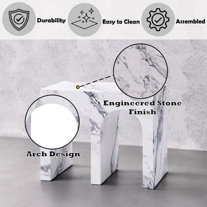 Fritzy - End Table - White