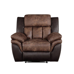 KD Back, Motion Reclining Function â€¢ Tight Back & Seat Cushion (1+1) â€¢ Channeled Tufted, [AD] â€¢â€¢ CONSTRUCTION] SEAT: Pocket Coil Cushion, Sinuous Spring Seat, Inside Frame: Metal & Wood (Hemlock/Fir, Ply), Foam (D28) â€¢ BACKREST: Tight Cushion, W
