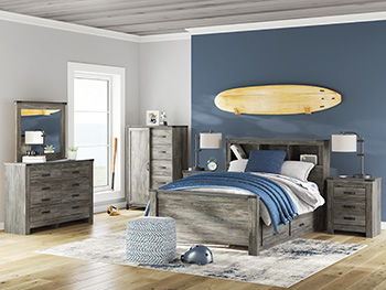 Cool, casual style is for all ages. With this dresser, they get the function they need plus the refined design you love. Approachably neutral in a rustic warm gray, itâ€™s adaptable enough to pair with an assortment of existing colors and room decor. Faux