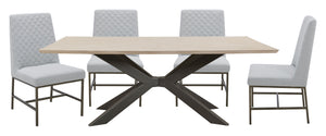 the Crossings Monaco table has no equal. Its bold presence combines a globally inspired mix of mango wood and a gunmetal base for and impressive design statement. Offering the ultimate in form and function