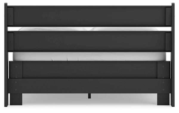 Socalle - Black - Full Panel Platform Bed