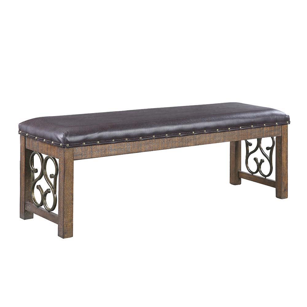 The dining table is where the greatest memories are formed. Gather friends and family around the Raphaela dining table in weathered cherry. Its ample tabletop will seat your guests comfortably, which makes it great for hosting dinner parties. The double p