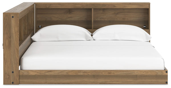 Deanlow - Honey - Full Bookcase Storage Bed