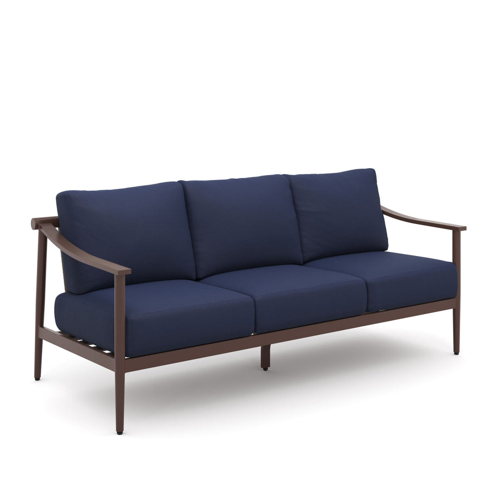 Embark on a journey of unparalleled relaxation with our Moana Outdoor Conversation Set, complete with two Club Chairs, 3-Seater Sofa and matching Coffee Table. Built to withstand the test of time, Moana features a sturdy aluminum frame with a powder-coate