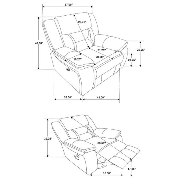 Greer - Upholstered Swivel Glider Recliner Chair - Taupe