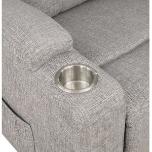 Evander - Power Lift Recliner - Light Gray