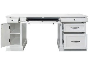 Shoreham - Pedestal Desk - Effortless White