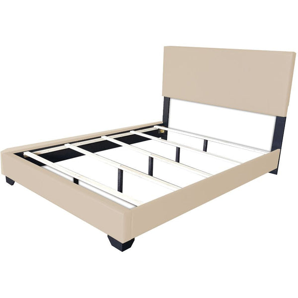 The Ireland bedroom collection reflects contemporary design with sleek straight lines in this padded bed. It is crafted in selected PU materials in different options to choose. Complemented by storage cases carefully made with hand selected veneers with b