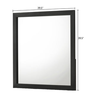  including a dresser with a mirror
