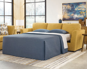  trendy eye for design. This sleeper sofa is here to help. Bold