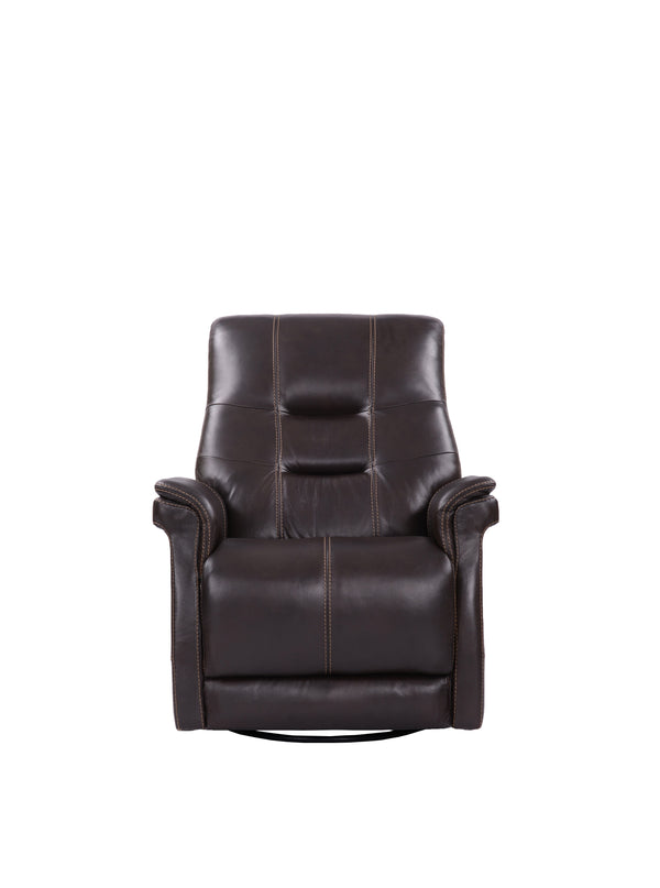 Carnegie - Powered By Freemotion Cordless Power Swivel Glider Recliner (Set of 2) - Verona Coffee