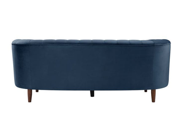 the Millephri collection will help achieve this modern aesthetic. The pocket coil foam seating gives off the feel of sitting on a plush cloud. The pieces are upholstered in a gorgeous velvet fabric and feature deep channel tu