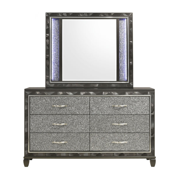  a fusion of sturdy construction and luxurious aesthetics. Crafted from a blend of Solid Rubberwood and engineered woods