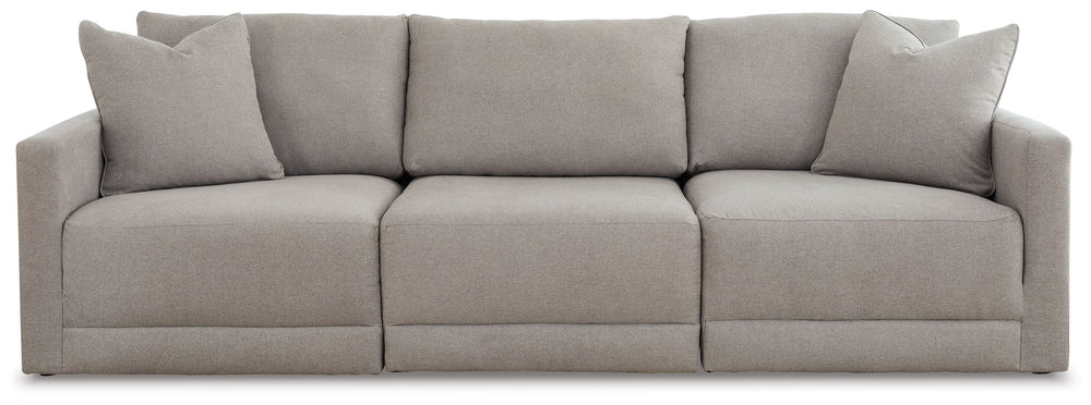 Searching for seating that expertly harmonizes form and function? This sectional sofa has you covered. Making a sleek statement in spaces from transitional to modern, its neutral upholstery brings an airy, upscale feel to the clean-lined silhouette. And t