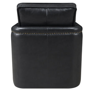Rocha - Swivel Chair With Glider - Black