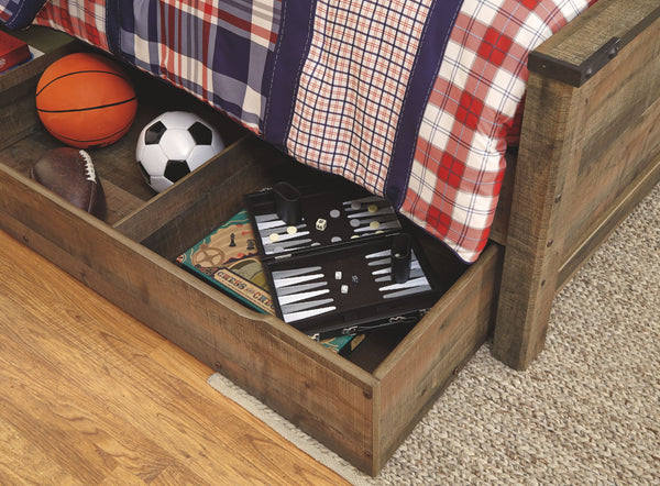  this full panel bed with storage matches your authenticity. Rustic finish