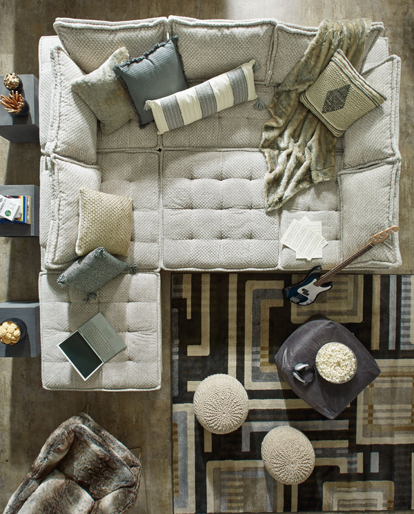 Bales - Taupe - 7-Piece Modular Seating