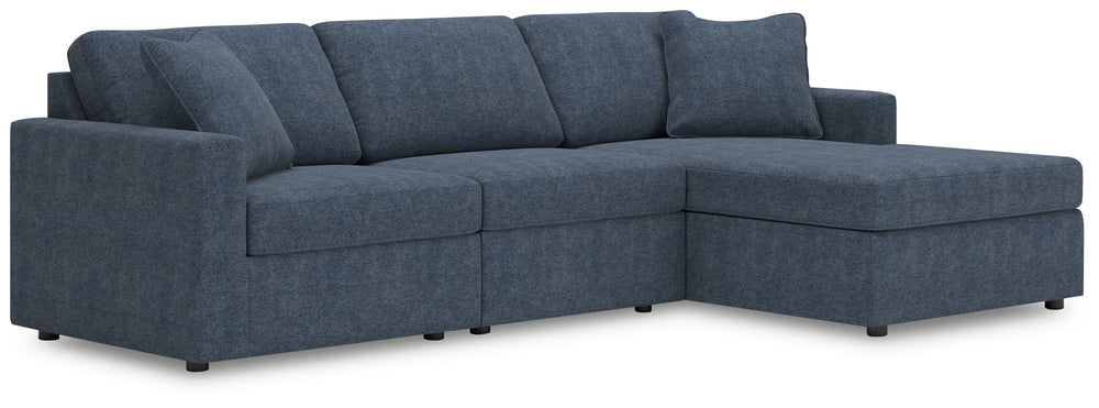 Looking cool and contemporary is great. But when it comes down to it, youâ€™re all about low-maintenance lounging. With the performance fabric on this sectional chaise sofa, cleaning spills is a breeze. And its customizable modular design caters to your e