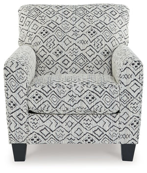 Hayesdale - Black / Cream - Accent Chair