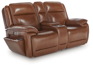 Minimalistic vibes, maximum impact. This power reclining loveseat exudes sheer luxury. Rich, sumptuous upholstery, dramatic cut and sew lines and generous padding offer an enticing look and feel. Experience improved circulation and infinite reclining posi