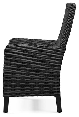 Beachcroft - Black / Light Gray - Arm Chair With Cushion (Set of 2)