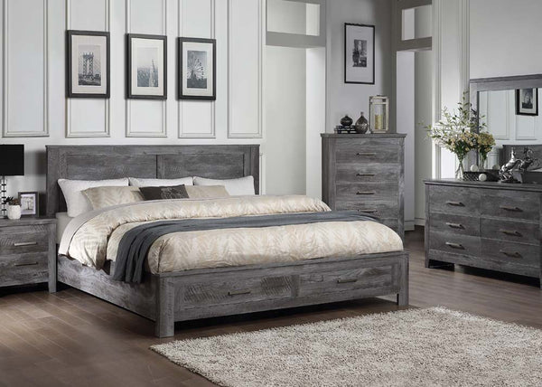  all rustic gray oak finish. The storage bed