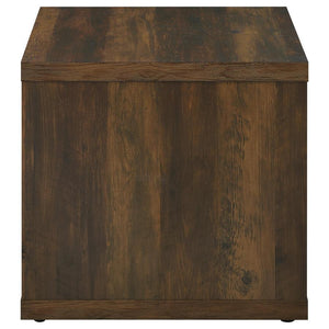 Frisco - Square Engineered Wood Side End Table - Dark Pine