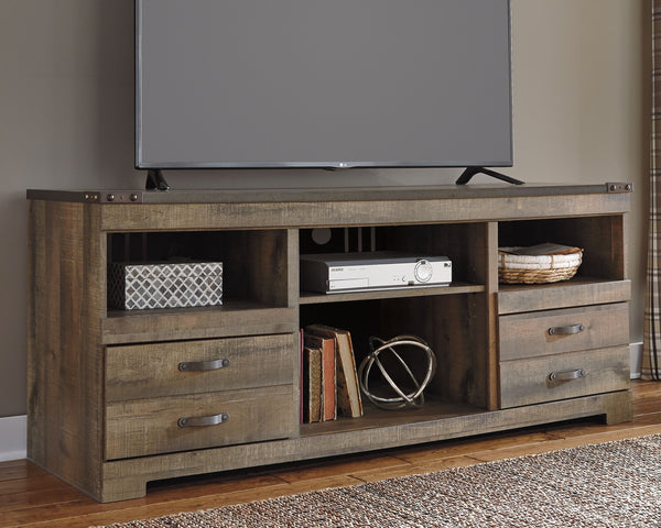 Trinell - Brown - 3 Pc. - Entertainment Center - 63" TV Stand