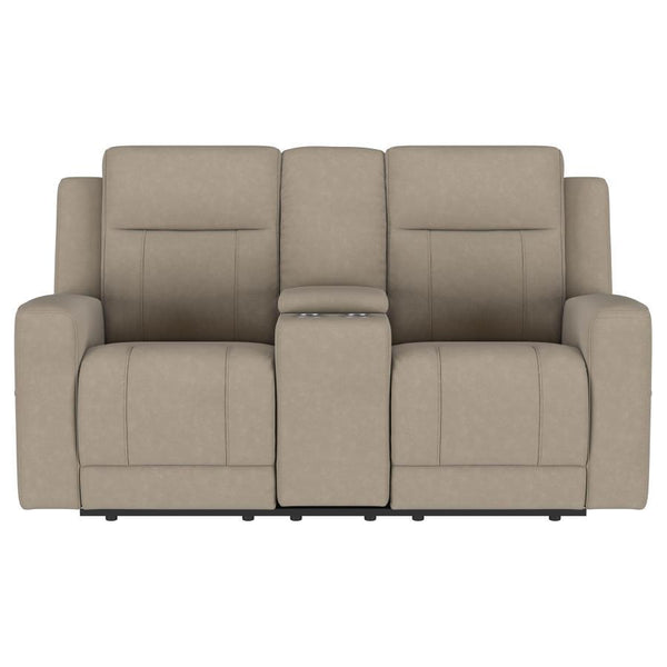 Brentwood - Upholstered Motion Reclining Loveseat - Taupe