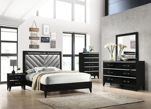 Chelsie - Mirror - Black Finish