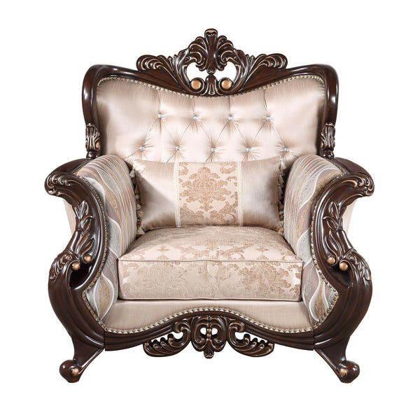  making it a standout addition to any refined living space. Crafted from solid pine and detailed with premium polyurethane carvings