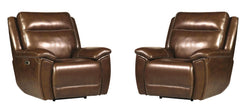 The elegant look of leather with the innovative functions of modern technology, the Jameson Zero Gravity Recliner is truly the best of both worlds. With eye-catching contrast stitching and features like power zero-gravity recline, power headrest, and Inte