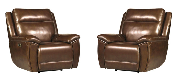 The elegant look of leather with the innovative functions of modern technology, the Jameson Zero Gravity Recliner is truly the best of both worlds. With eye-catching contrast stitching and features like power zero-gravity recline, power headrest, and Inte