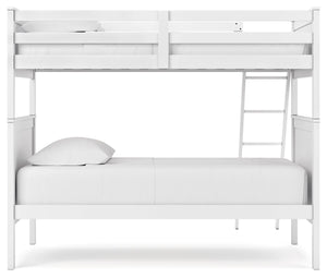 Nextonfort - White - Twin Over Twin Bunk Bed