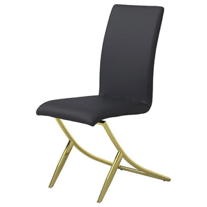 Carmelia - Upholstered Dining Side Chairs (Set of 4) - Black